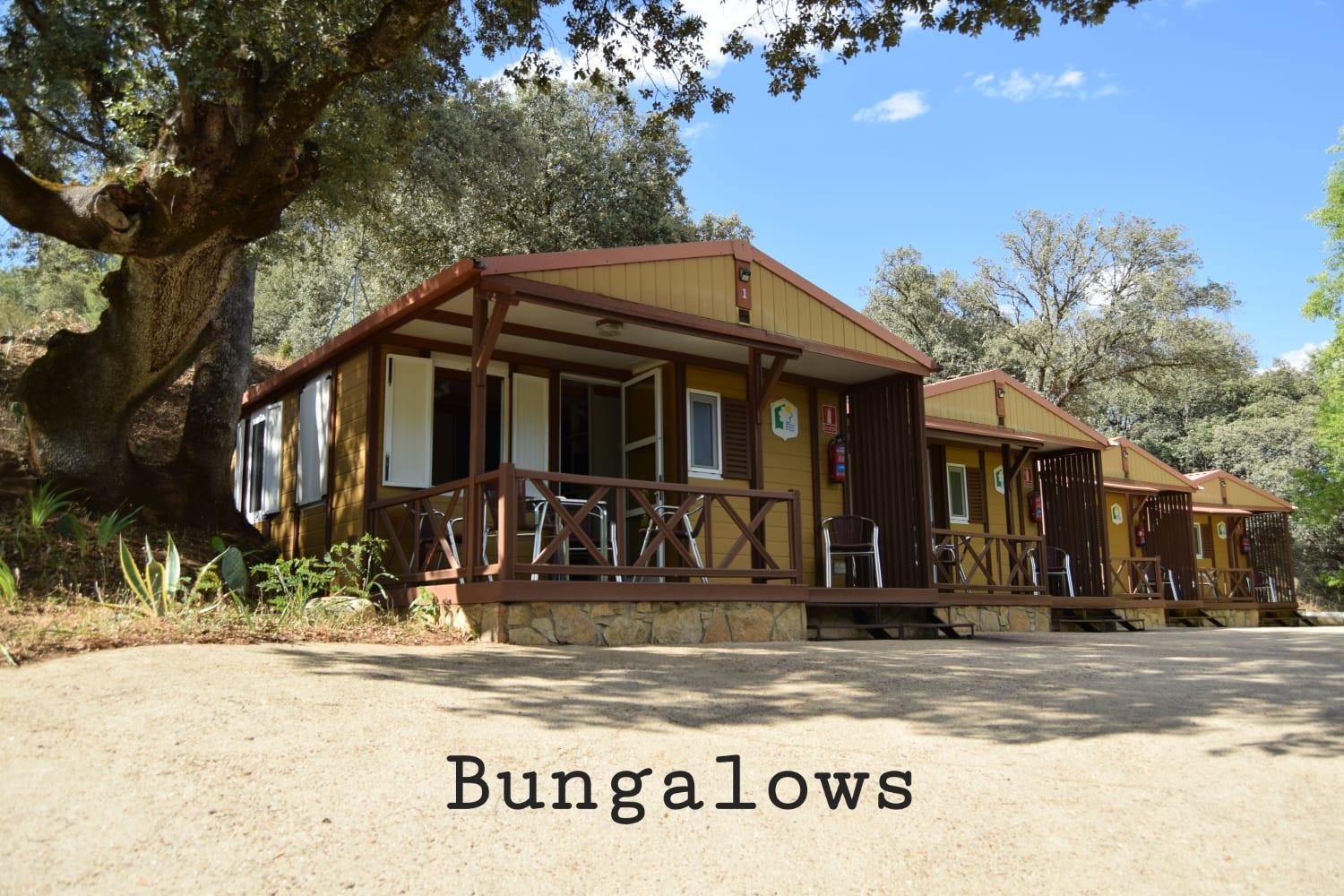 Bungalows, Camping Vega De Francia Sotoserrano Zewnętrze zdjęcie