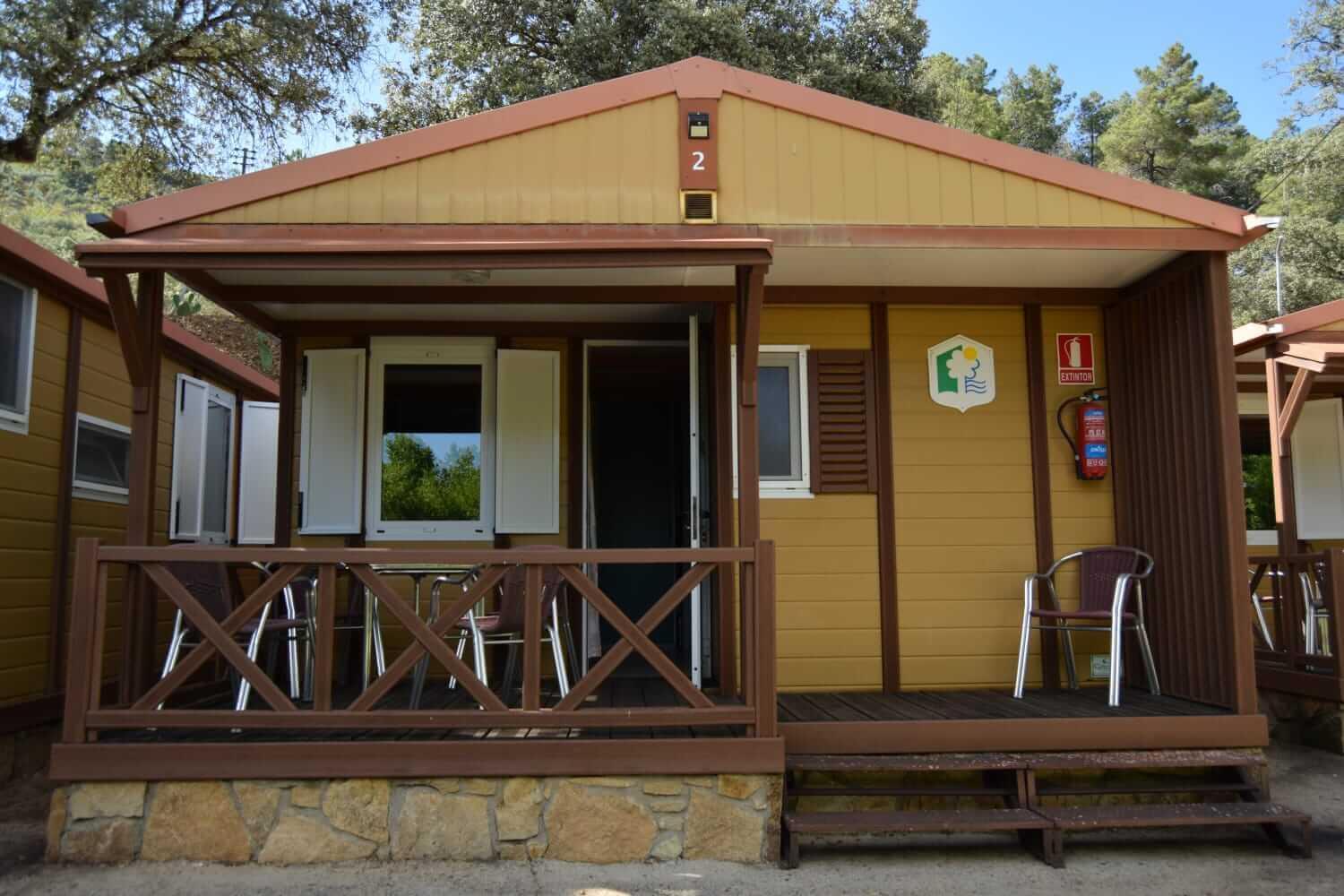 Bungalows, Camping Vega De Francia Sotoserrano Zewnętrze zdjęcie